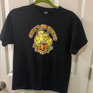 Gildan Black Chick or Treat Short Sleeve Tee Halloween/Easter?